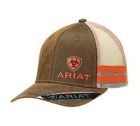 Ariat Oil Corner Side Stripe Mesh Casquette de Baseball, Marron, Taille Unique Homme