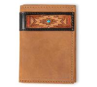 ARIAT Portefeuille 3 volets Southwest Rouge/Turquoise Accent Portefeuille, Noir vieilli, Noir vieilli, Classique