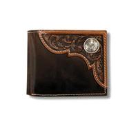 Ariat Portefeuille à Trois Volets pour Homme, Peau, Taille Unique