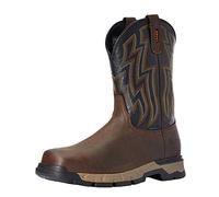 ARIAT Rebar Flex Western Bottes de travail imperméables pour homme, Marron foncé/noir, 46 EU