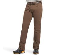 ARIAT Rebar M4 Relaxed Durastretch Made Tough Empilable Jambes Droites Pantalon Jeans, Beige foncé, 35W x 36L Homme