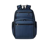 ARIAT Sac à dos unisexe en toile avec logo classique pour adulte, bleu marine, 13 1/2 x 17 x 6 3/4