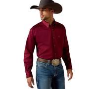 ARIAT Solid Twill Classic-Fit Shirt - Men’s Button-Down Casual Western Shirt