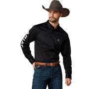 ARIAT T-Shirt ajusté en sergé Team Logo Chemise pour homme résistante M