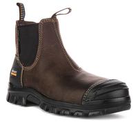 Ariat Treadfast Chelsea H2O Acier Cuir Homme Bottes En Marron EU 41-46
