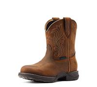 ARIAT Women’s Anthem Round Toe Shortie Waterproof Western Boot