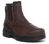Bottes Chelsea En Cuir Pour Femmes Ariat Barnyard Jumeaux En Marron UK 3 - 8