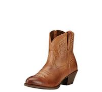 Botte De Cowboy Pour Femme Ariat Darlin En Cuir Plein Noir UK 3 - 9