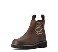 ARIAT Women's Fatbaby Twin Gore Western Boot, Distressed Tan, 9.5
