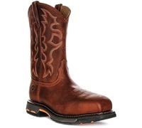 Ariat Workhog Toast Bottines Chelsea à bout carré et bout en acier pour homme, marron, 42 EU