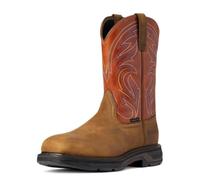 ARIAT Workhog Xt Cottonwood Bottes de travail à bout en carbone Unisexe Enfant, Terre foncée/brique, 44.5 EU Narrow