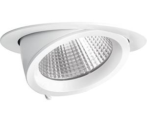 ARIC ARI50124 Spot Encastre Rond Randy 2 25W, 4000K, Aluminium, Blanc, 16,2 x 13,6