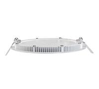 Aric - Flat Led Downlight Plat Rond Fixe Blanc 110° Led Intég. 13w 3000k 840lm 50104