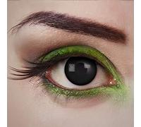 aricona lentilles de contact - lentilles de couleur pour un jour - Dark Desire - lentilles noirs sans correction pour Halloween & les fêtes costumées