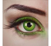 aricona lentilles de contact - lentilles de couleur pour un jour - Magic Green - lentilles verts sans correction pour Halloween & les fêtes costumées