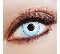 Aricona - Lentilles de contact Sky-blue - 12 mois - Pour yeux sombres et clairs - Sans correction - Accessoires pour costumes et déguisements