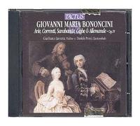 Bononcini Giovanni Maria – Arie, Correnti, Sarabande, Gighe E Allemande – Tactus