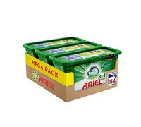 ARIEL 3 en1 Pods Original Lessive Capsules Nettoie/Elimine Taches/Donne d'Eclat en 1 Lavage Pack de 3 x 38