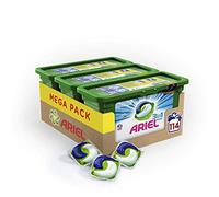 Ariel 3en1 Pods Lessive En Capsules, Parfum Alpine avec une Fraîcheur Longue Durée, 114 Lavages (Lot de 3x38)