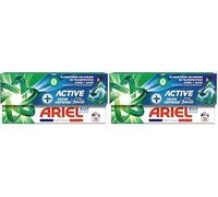 Ariel 4en1 PODS, Lessive Liquide En Capsules 26 Lavages, + Protection Active Contre Les Odeurs, Élimine même les odeurs de transpiration, même après 7 jours (Lot de 2)