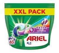 Ariel 4en1 PODS, Lessive Liquide En Capsules 65 Lavages, +Extra Color Protection, Renouvelle L’Éclat Des Couleurs Et Protège Les Fibres