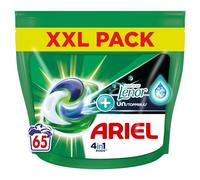Ariel 4en1 : PODS, Lessive Liquide En Capsules 65 Lavages, +Touch Of Lenor Unstoppables, Une Fraîcheur Longue Durée Jusqu’à 1 Semaine