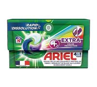 Ariel 4in1 PODS, Lessive Liquide En Capsules 19 Lavages, +Extra Color Protection, Renouvelle L’Éclat Des Couleurs Et Protège Les Fibres