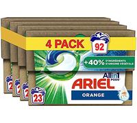 Ariel All-in-1 PODS, Capsules De Lessive Liquide, 92 Lavages, Fraîcheur Avec Une Touche De Huile d’orange, 40% D’ingrédients D’origine Végétale En Plus