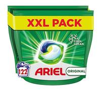Ariel All-in-1 PODS Laundry Detergent Washing Liquid Tablets/Capsules, 122 Washes (61x2), Original, Brilliant Stain Removal and Freshness Even in A Cold Wash