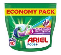 Ariel All-in-1 PODS Lessive Liquide Capsules 40 Lavages, Complete Fiber Protection, Nettoyage En Profondeur Et Protection Supplémentaire Des Couleurs Et Des Fibres