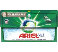 Ariel All-in-1 PODS Lessive Liquide Lessive Tablettes / Capsules 33 Lavages, Original, Brillant, Détachant Même à Froid