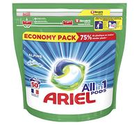 Ariel Allin1 Alpine Lessive en Capsules Liquides, Parfum Alpine avec une Fraîcheur Longue Durée, 50 Lavages