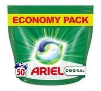 Ariel All-in-1 Pods Lessive Capsules, 50 Lavages, Original, Efficace même à Froid et Fraîcheur Durable