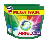 Ariel Capsules de détergent à lessive avec élimination des taches, utilisation d'eau froide, 2,5 kg, Mountain Spring, 126 capsules tout-en-un (lot de 1)
