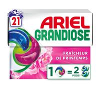ARIEL Lessive Capsules Pods Fraîcheur de Printemps Grandiose 21 capsules