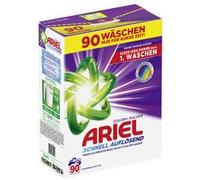 ARIEL Lessive en poudre Color+, 4,95 kg - 90 lavages
