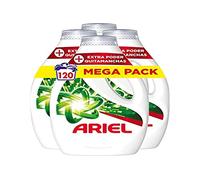 Ariel Lessive lave-linge liquide, 120 lavages (4 x 30), savon détachant, plus puissant détachant, nettoyage en profondeur