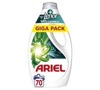 Ariel Lessive Liquide Touch of Lenor Unstoppables, 70 Lavages, 7 Jours de Fraîcheur Longue Durée, Nettoyage Impeccable à Basse Température, Technologie Anti-taches, Fabriqué en France