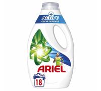 Ariel Lessive Liquide +Défense Active Odor - 18 Lavages