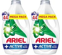 Ariel Lessive Liquide Protection Active Odor +, 44 Lavages, Touch of Febreze, Élimine Toutes les Odeurs Jusqu'à 7 Jours, Efficace à Basse Température, Pré-traitement des Taches, Fabriqué en France