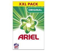 Ariel Lessive Poudre, 69 Lavages, Original, Elimination Exceptionnelle des Taches dès le Premier Lavage