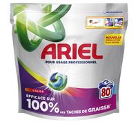 Ariel Lessive Professionnelle All in 1 PODS Colour Protect pour le linge - Boîte de 80 doses