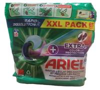 ARIEL Lot de 2 capsules de lessive 4 en 1 - Extra Color Protection - 65 lavages