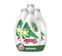 Ariel Original Lessive Liquide, 100 Lavages, Action Détachante En 1 Seul Lavage, Impeccable Même A Froid, Fabriqué En France