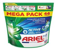 Ariel Pods 4en1 +Active,Lessive en Capsules,44 Lavages,Élimine les Odeurs de Transpiration Même Après 7 Jours