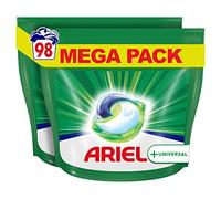 Ariel Pods All-in-1, 98 charges de lavage (1 pack) - Parfum de linge frais et éclatant