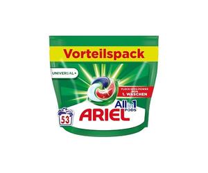 Ariel PODS Lessive Liquide Tout-en-1 Capsules 53 Lavages