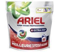 Ariel Professional Capsules de Lavage All-in-1 Original 60 lavages, Efficace sur tous les types de taches de graisse