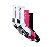Aries - No Problemo Socks 3 Pack - unisex - Accessoires - Multicolore - Taille: M/L