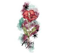 Aries in April Sweet Pea Guided Journal: Plant Your Intentions, Cultivate Your Dreams, Bloom Boldly